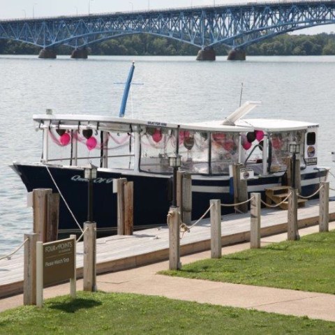 a bridge over a body of water
