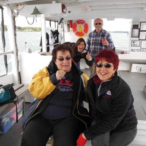 a man and a woman posing for a picture