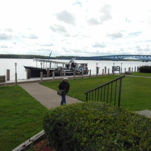 a bench overlooking a body of water