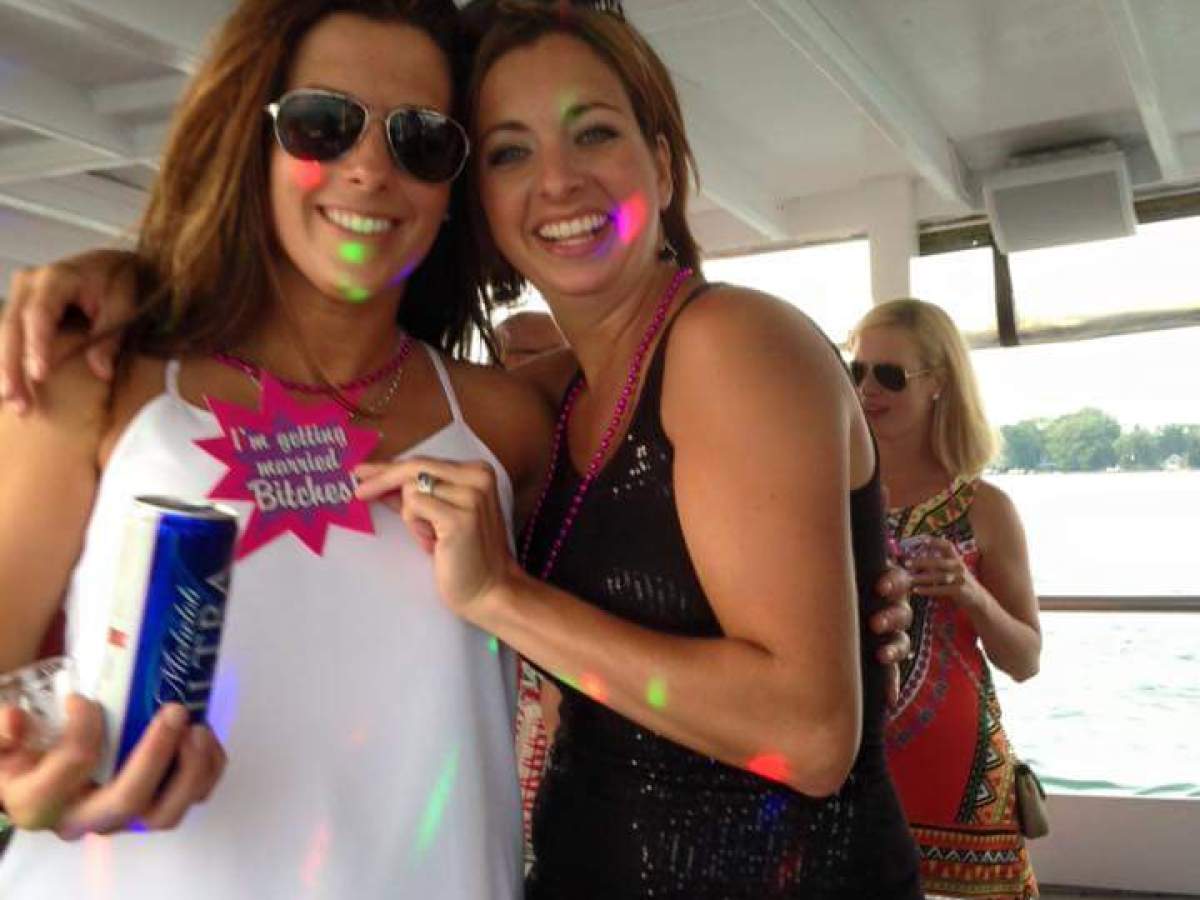 a couple of people posing for the camera