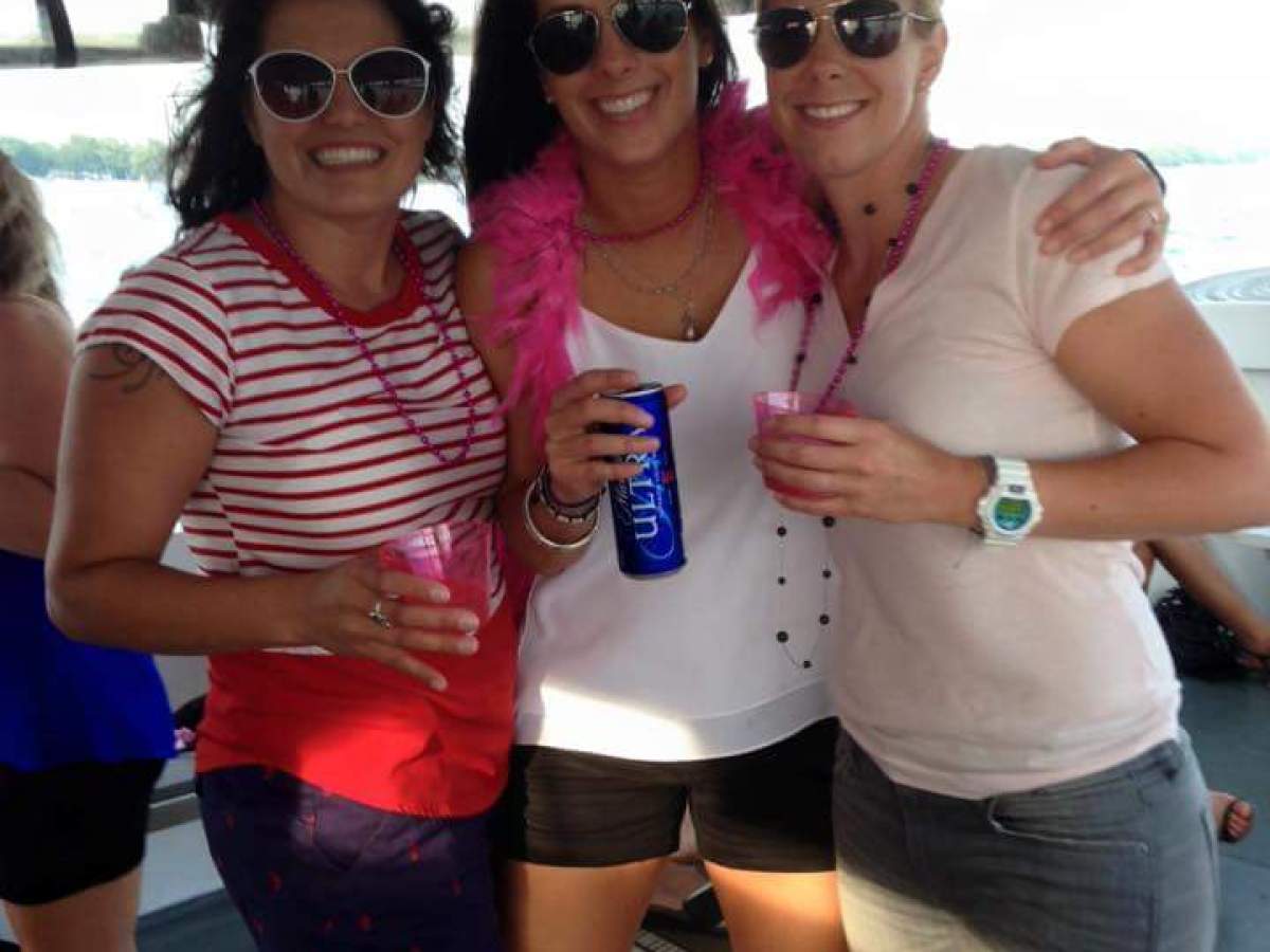 a group of people posing for the camera