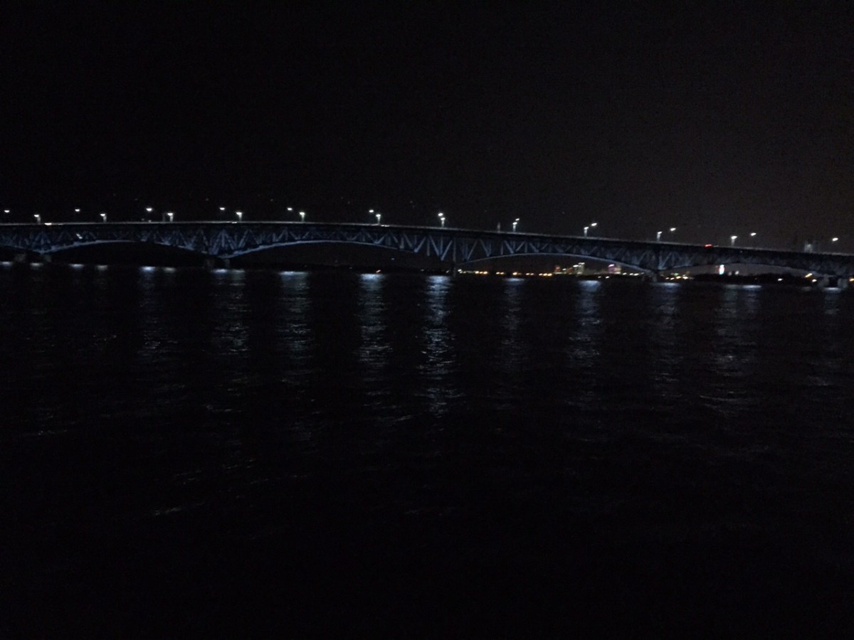 a bridge over a body of water