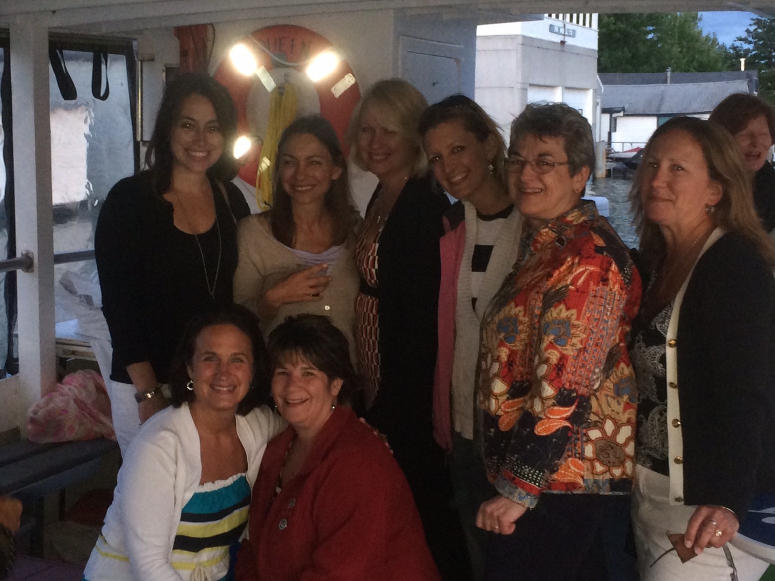 Trina Gulliver et al. posing for the camera