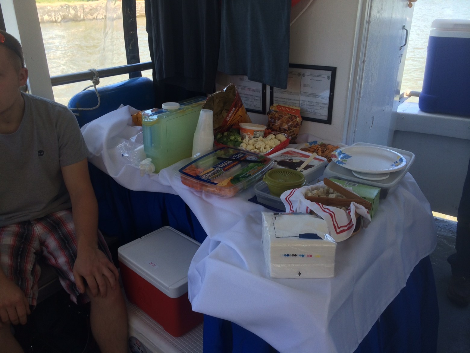 a man sitting at a table eating food