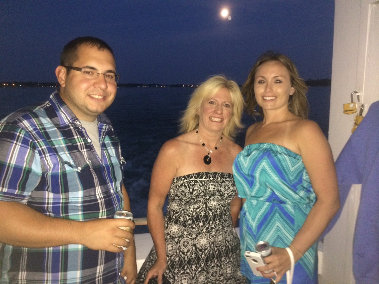 a couple of people posing for the camera