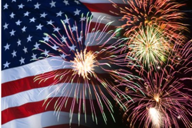 fireworks in the sky